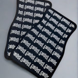 ALL OVER LOGO PRINT CAR FLOOR MAT