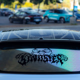 GRIM REAR WINDSHIELD BANNER